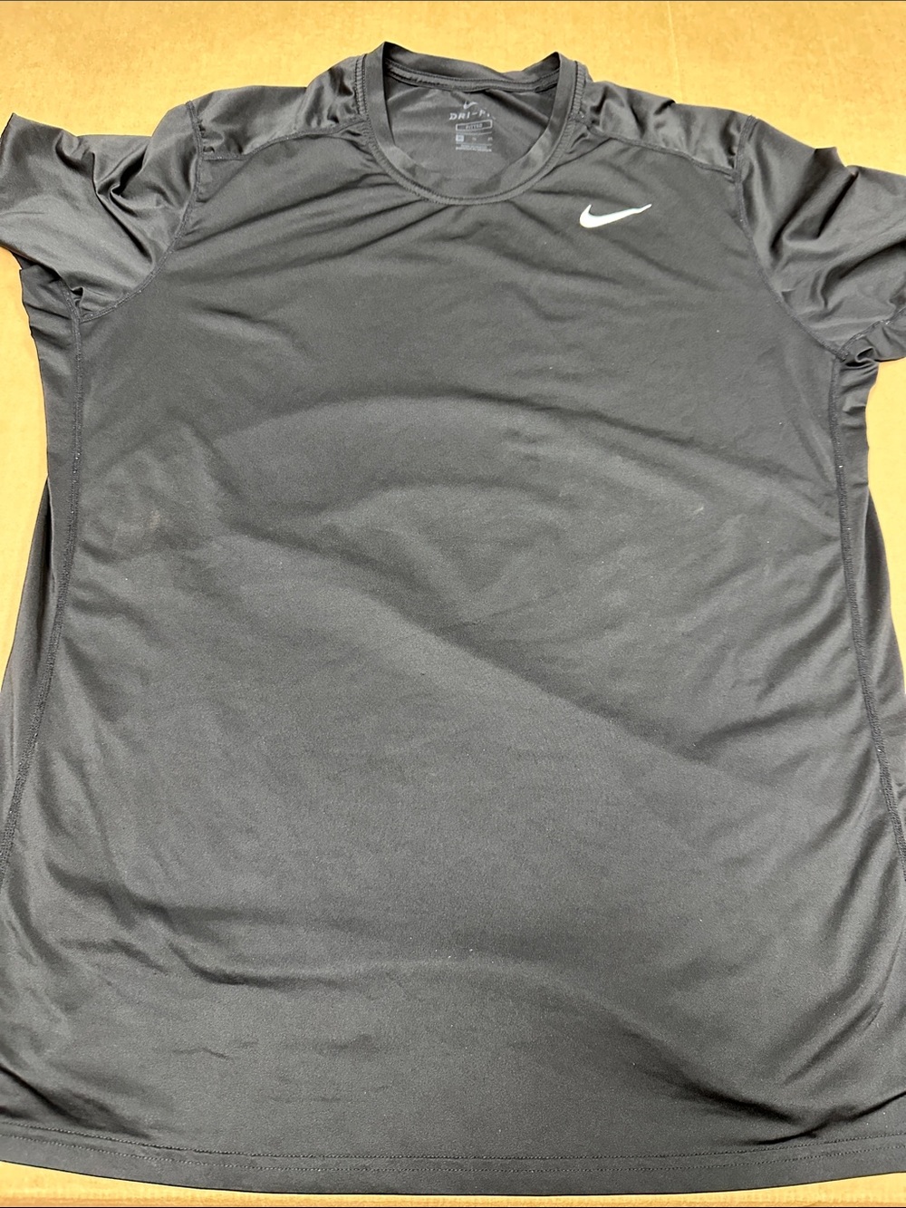 Nike Black Short-Sleeve Dri-FIT Athletic Tee